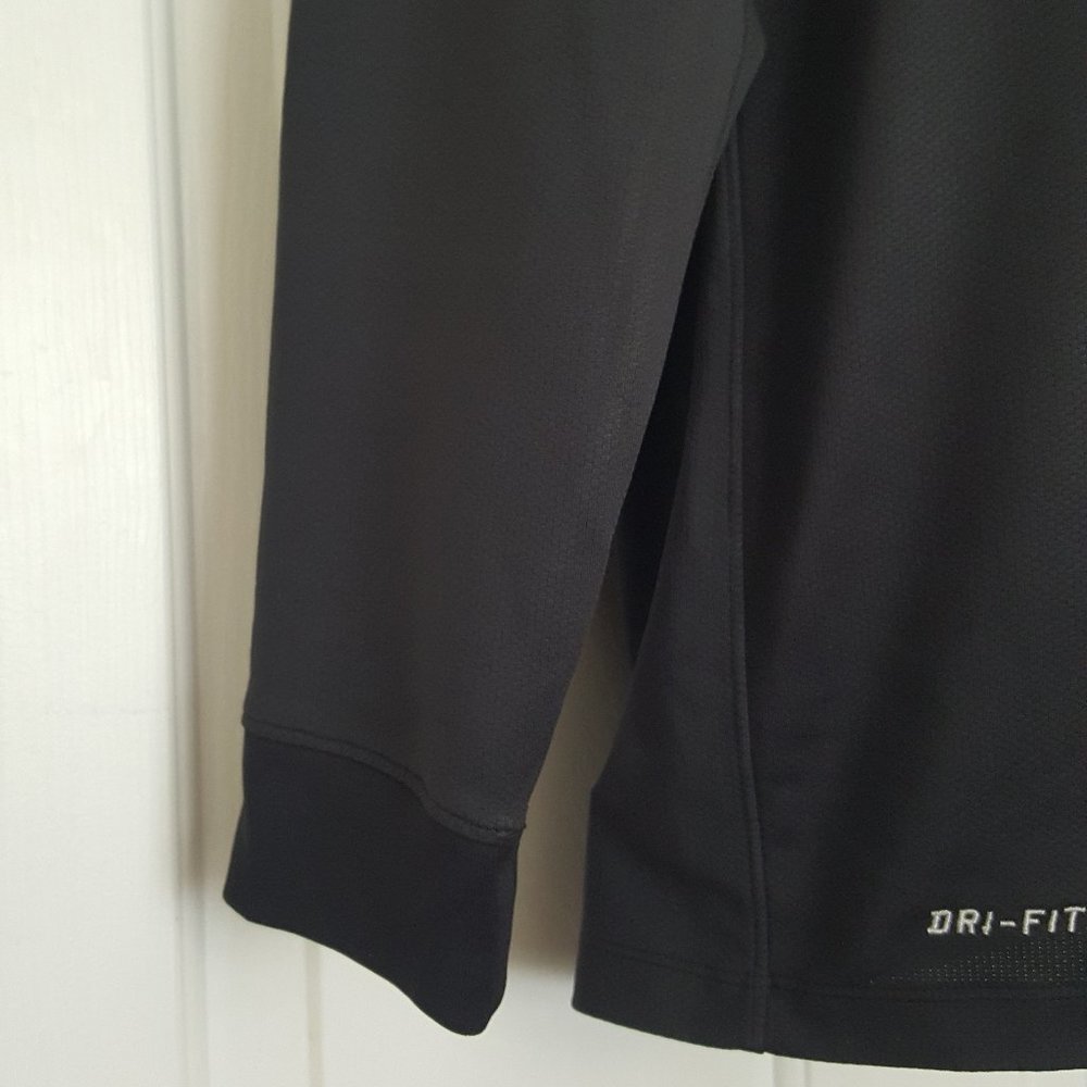 Men's Nike Dri-Fit Goalie Soccer Jersey Black Gray Park IV Long Sleeve S - Picture 4 of 12